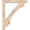 Ekena Millwork Imperial Craftsman Smooth Bracket w/ Offset Brace, Douglas Fir, 5 1/2"W x 34"D x 40"H BKT0604X34X40IMP04SDF - alternate 2
